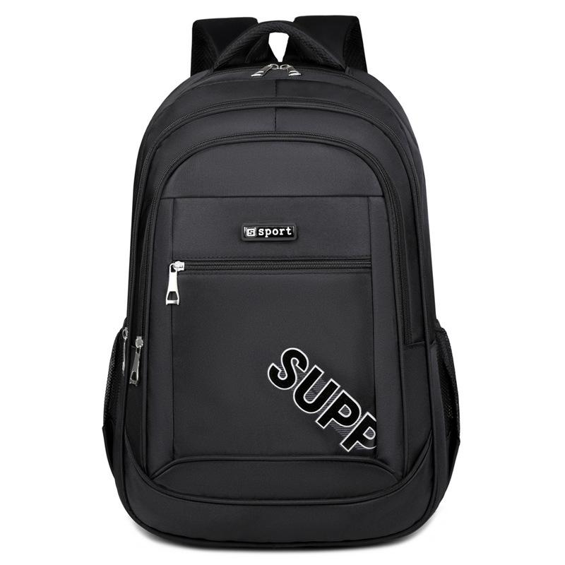 Backpack men's and women's backpack business laptop bag -1 inch travel large-capacity schoolbag anti-splashing water