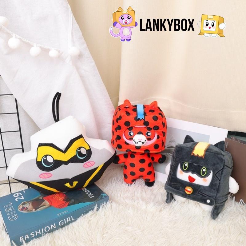 Adorable Fox Stuffed Animal Toy In Ladybug Box 20cm