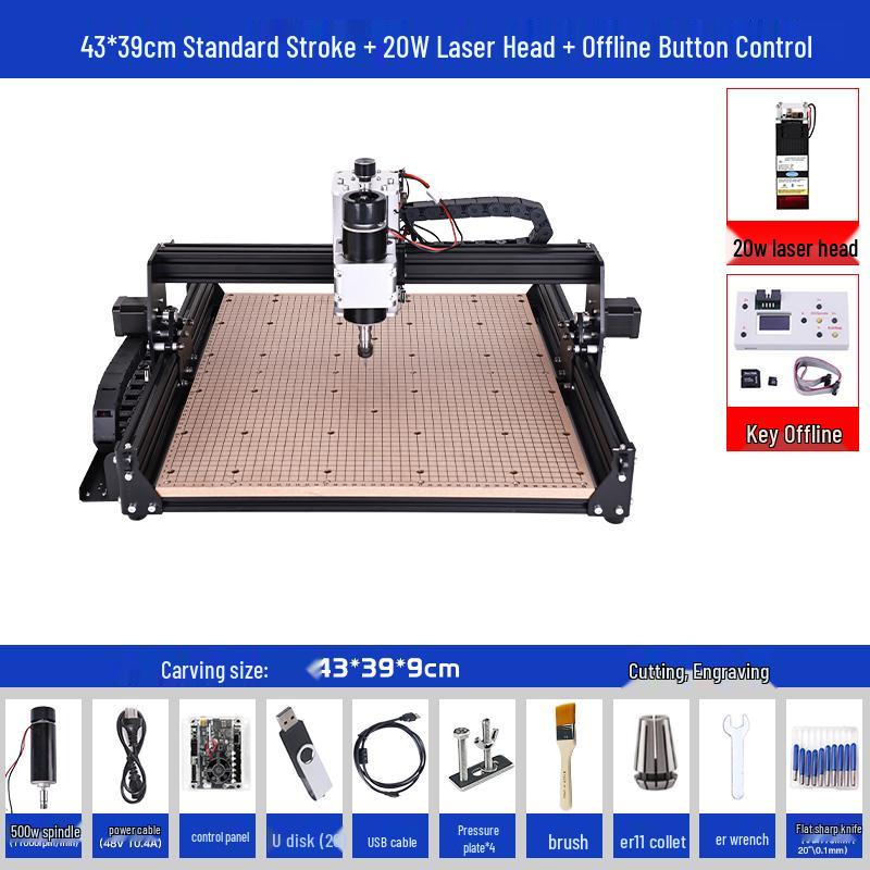 Multifunctional Desktop CNC Laser Engraving and Cutting Machine