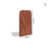 Nature Wooden Bookends Desktop Bookshelf Desk Organizer Office Home Book Accessories Storage Book Holder Wood Book Ends