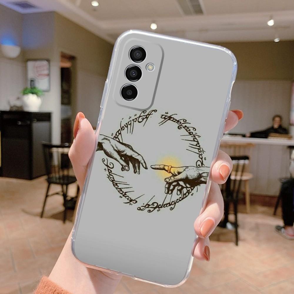 The L-Lord Movie Of the R-Ring Phone Case Silicone For Samsung S30,S23,21,22,20 Ultra,FE lite,S10,9,PIus Note20ultra Cover Clear