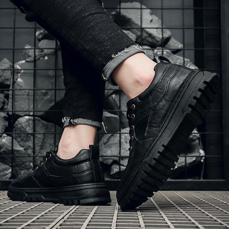 

Мужская кожаная повседневная обувь, мужская дизайнерская обувь в британском стиле, брендовая уличная обувь для инструментов, мужские кроссовки на платформе, модные мужские лоферы 44