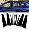 Car Exterior Door Trim Pillar Posts Molding Cover Stickers for BMW X1/F48 2016 2017 2018 2019 2020 2021 2022 Auto Styling 10pcs