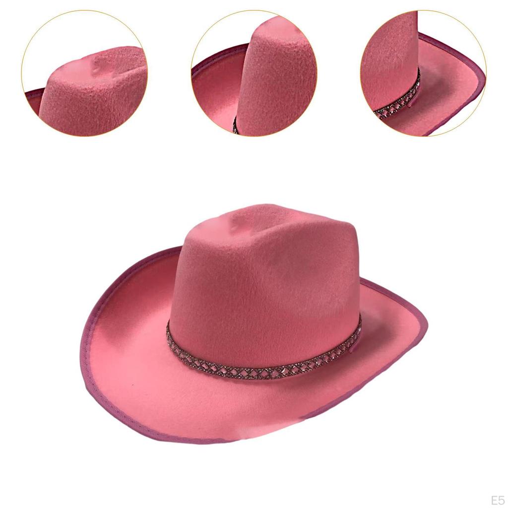 Cowboy Hat Costume Cowgirl Pretend Plays for Performance Festival