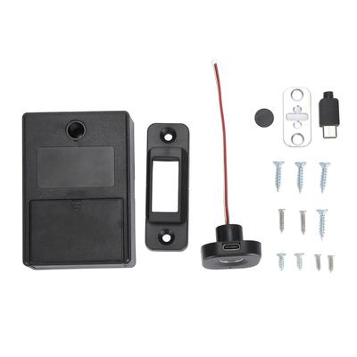 Fingerprint Drawer Lock Smart Biometric Recognition Keyless Hidden File Drawer Wardrobe Lock for