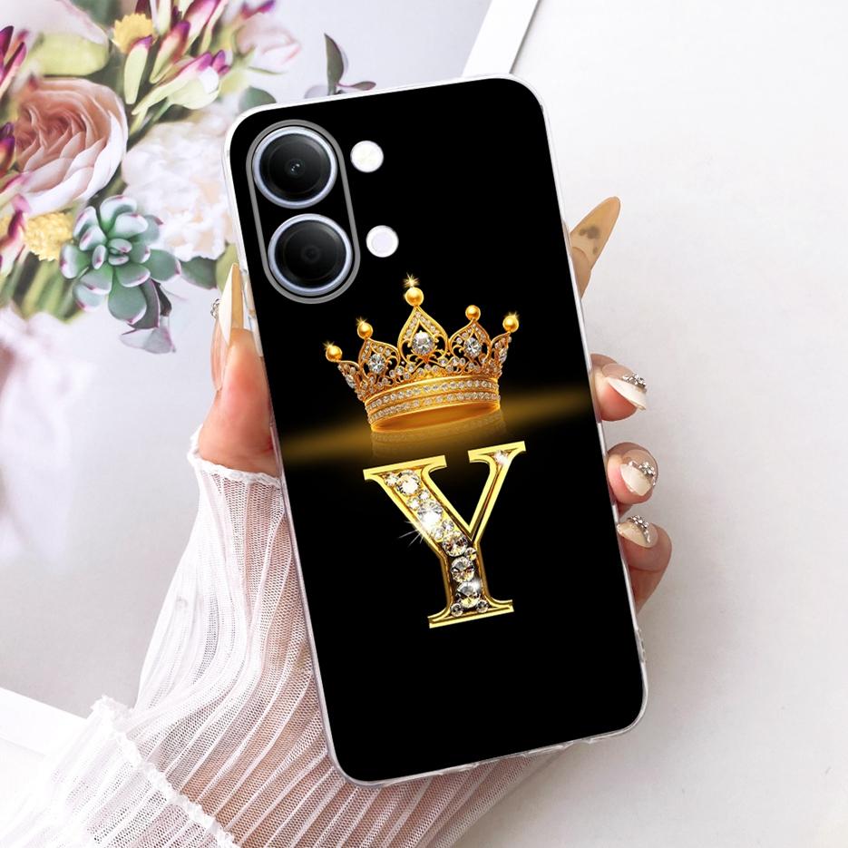 For Vivo Y05 4G Case 2026 New Luxury Letters Cover Soft Silicone Phone Case For Vivo Y11d Y 05 VivoY05 VivoY11d 4G Fundas Bumper