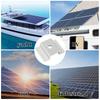 20/50 Stück Solarmodul Mittelklemmen Halterung Breite Photovoltaik-Montagehalterung Verstellbare Solarmodul-Montagehalterung Klemme