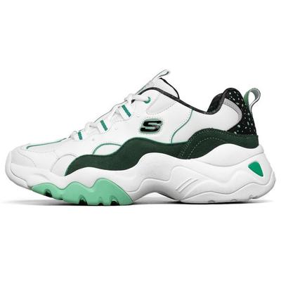 One Punch Man X  DLites 3.0 Fabric Synthetic Leather Comfortable Versatile Retro Low Top Casual Shoes Men Sneakers White Green 666165-WTQ
