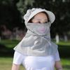 With Fan Riding Supplies Wide Brim Neck Cooling Cap Sun Shading Cap Fishing Fan Hat Sun Hat