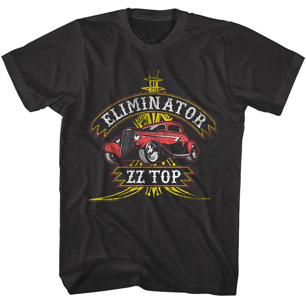 ZZ Top Eliminator Deco Car Мужская футболка Гараж Альбом Рок-группа Концертный тур 2XL