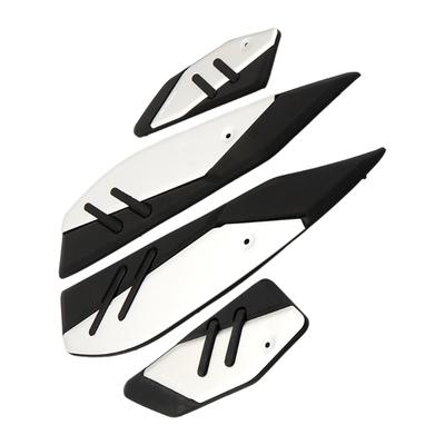 Quick Install Antislip Footrest Covers Aluminum Rubber Motorcycle Accessories Full Protection for Long Rides