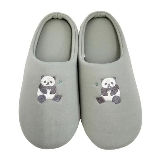 [Stream] Stream Market Slippers, Stylish, For Guests, Indoor Room Shoes, Cute Pattern, Animal Embroidery, Women s WG234