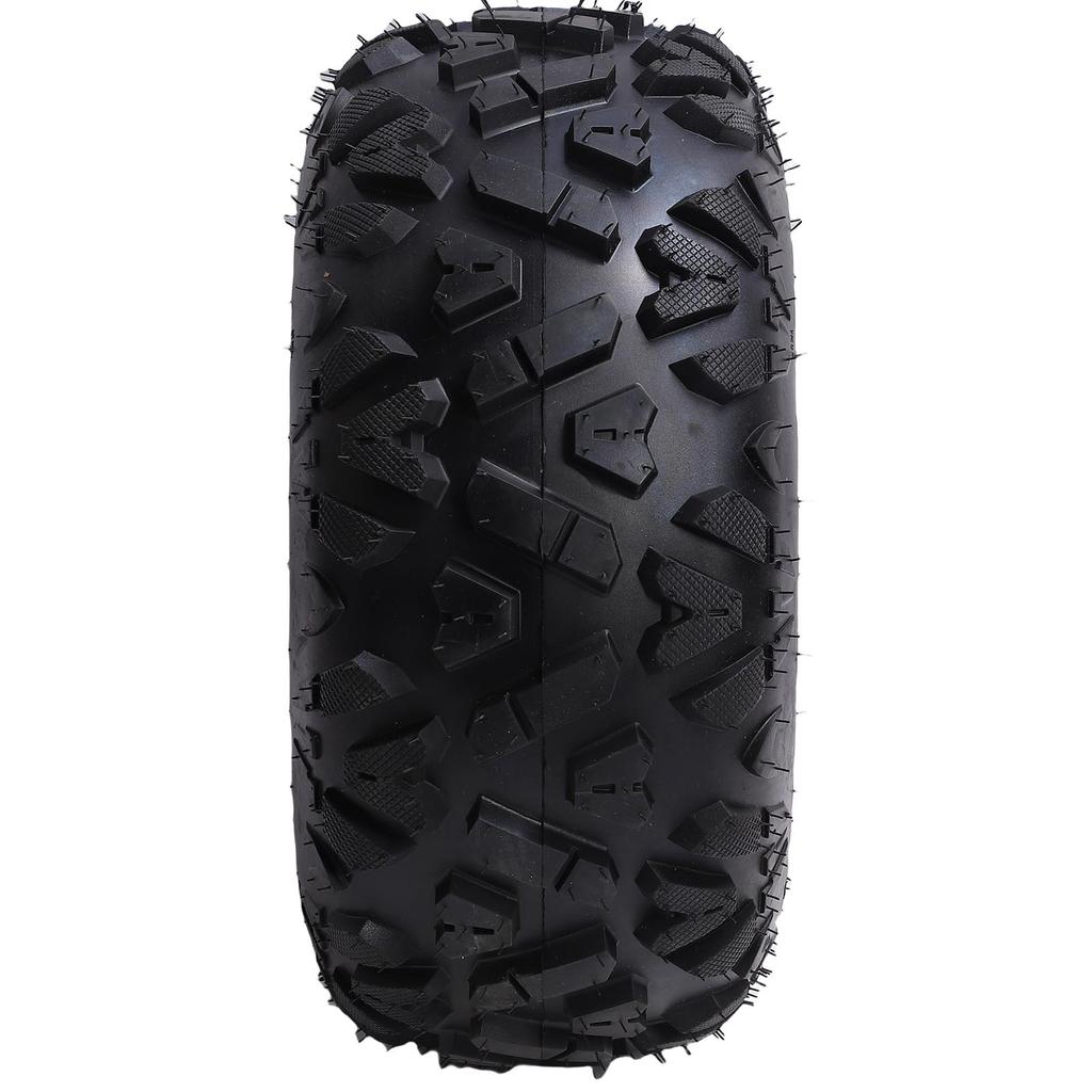 22x10 10 Tire 10 Inch A Shaped Pattern Anti Slip Explosion Proof Rear Wheel Tyre with Hubs for UTV Go Kart Golf Cart ATV