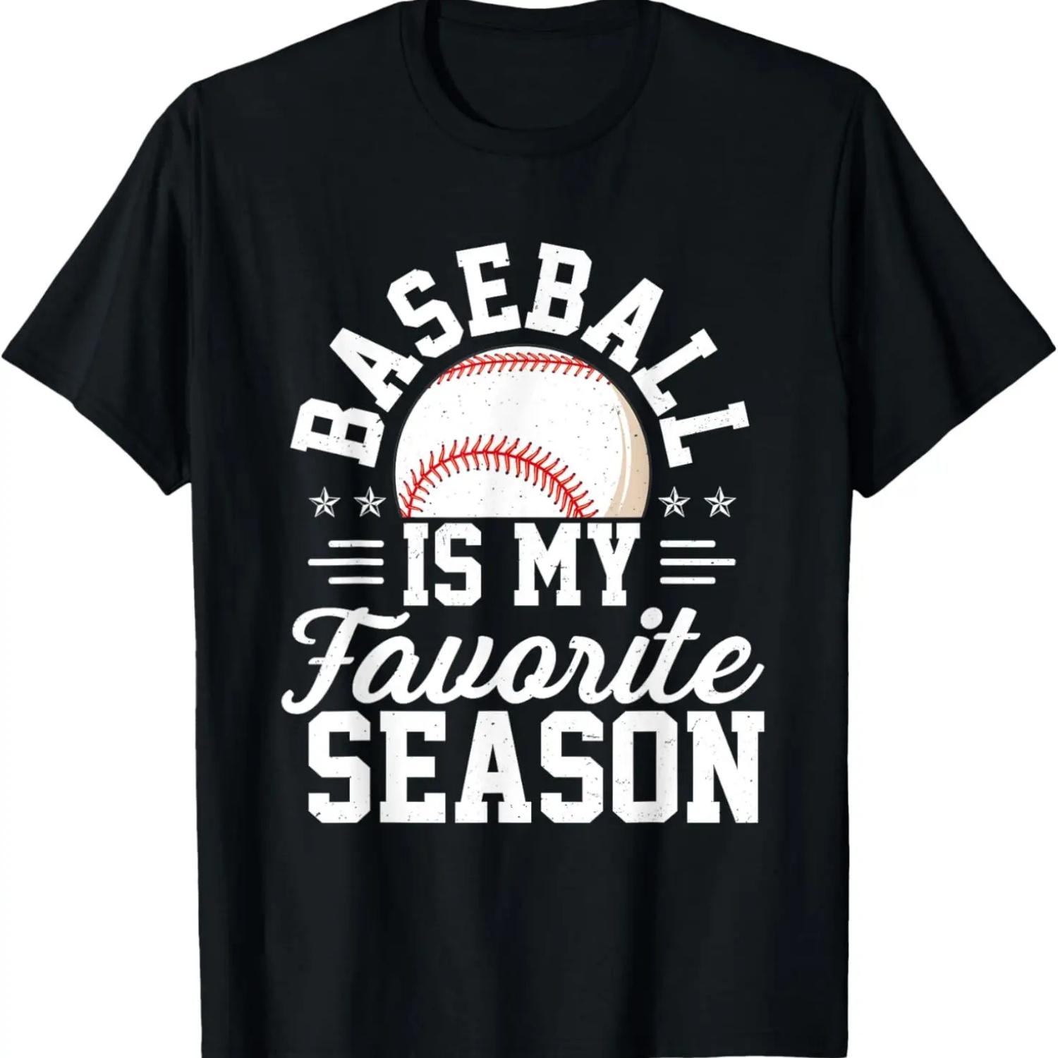 Винтажная футболка  Бейсбол - мой любимый сезон S
