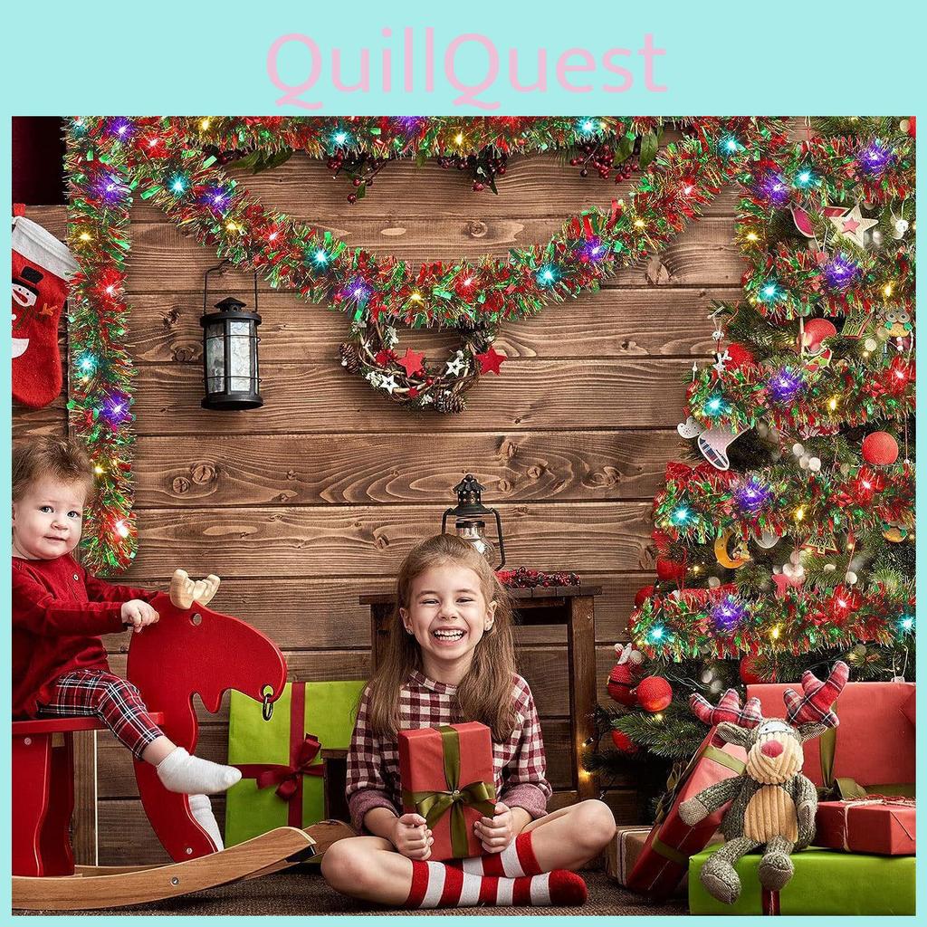 Schleifen Weihnachtsdekorationen Feiertagsparty Veranstaltungsort mit Kranzmuster dekoriert