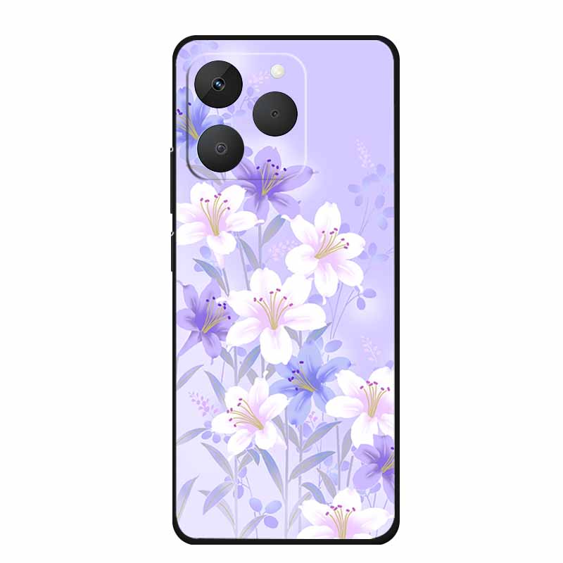 For Realme 15T Phone Case 15 T Fashion Picture Black Silicone TPU Soft Back Cover Case For Realme 15T 5G 2025 Case Realme15T Bag