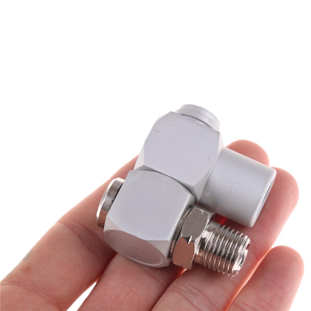 360 otočný konektor vzduchového vedení 1/4″ Bsp Pneumatický šroubový spoj Nastavitelný