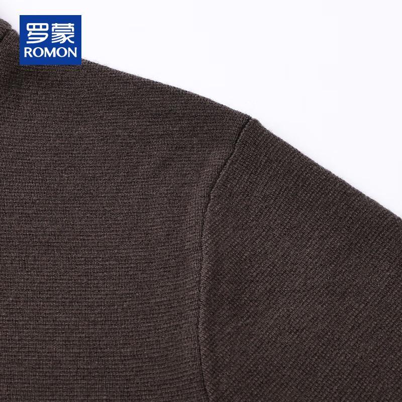Romon Men's 100% Pure Wool Half-Zip Sweater