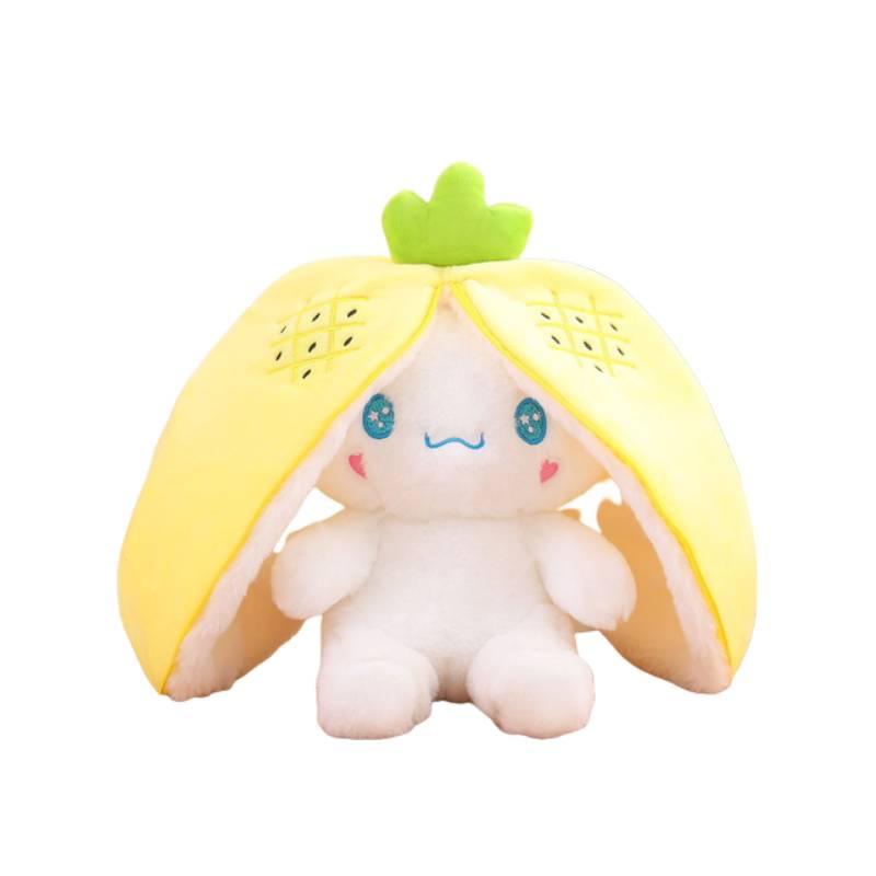 Cute Fruit Dog Plush Toy Japanese Style Cartoon Cinnamon Dog Stuffed Animal