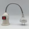 E27 Socket Lamp Bulb Holder Light Socket With Switch EU/US Plug Lamp Holder Energy Saving LED Table Lamp Led Base Lamp Base