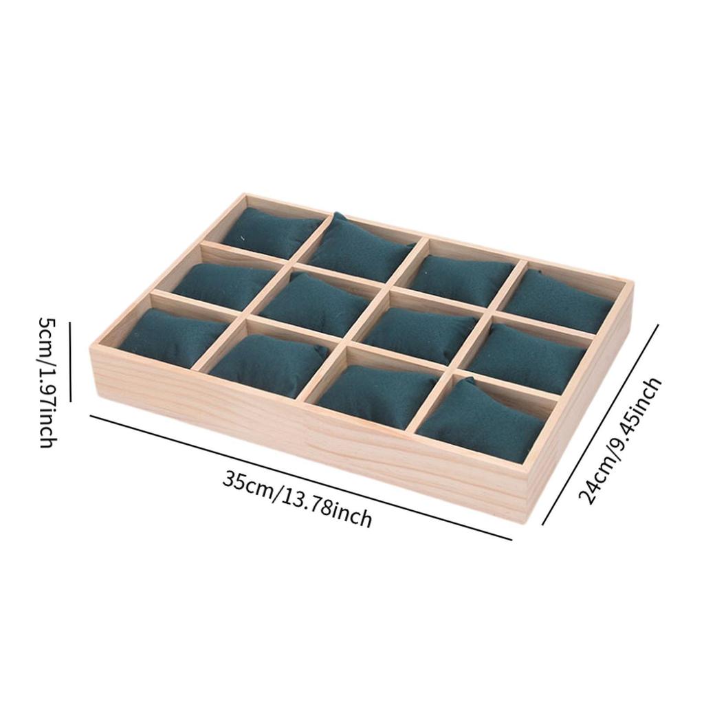Watch Storage Box Gifts,Versatile Container Portable for Men 12 Compartment Watch Storage Travel Case Bracelet Organizer