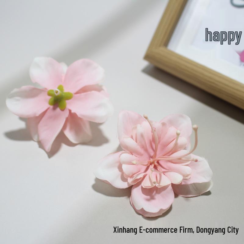 Silk Jasmine Flower Heads for Headdress, Cake & Photography Decorations, DIY Hairpin Craft