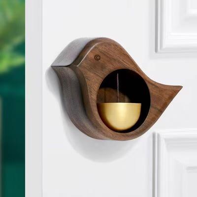 Doorbell Wind Chime Entrance Door Bell Magnetic Pure Copper Pendant Handmade