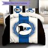 DSC Arminia Bielefeld Pattern Bedding Quilt Set  Home Decoration  Gift (1 * duvet cover + 2 * pillowcase  without core).xwn