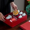 Fangran Auspicious Persimmon Ceramic Teaware Set
