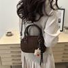 Women's Deerskin Suede Handbag - Vintage Bowling Crossbody Bag 2025 Trend