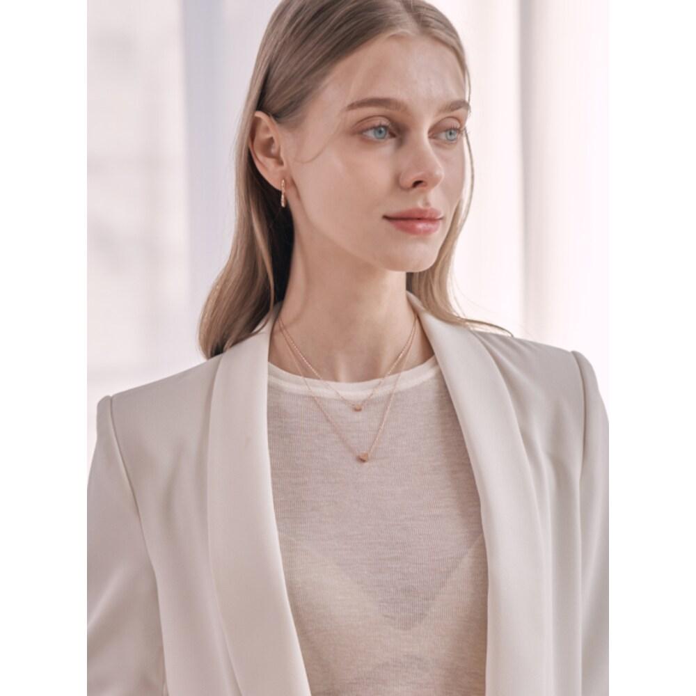 Layered Heart Necklace Elbrnn183