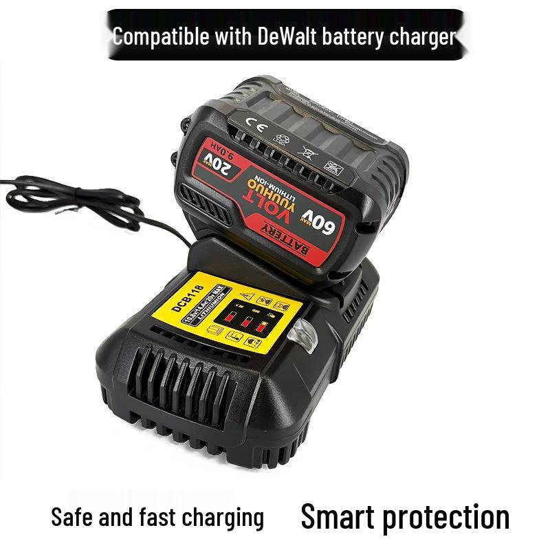 Dewalt DCB606 20V/60V 9.0Ah Lithium Battery Charger for Hand Drill Tool