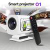 Portable O1 Projector Stand: HD 1080P Android 4K, Indoor/Outdoor Use