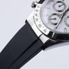 Střižitelný FKM Fluorokaučukový 20mm 21mm 22mm Řemínek Pro Řemínek Rolex Pro Submariner Yacht Master GMT Daytona Sky Dweller Pás