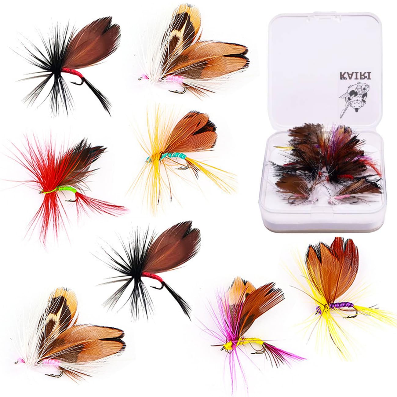 

KAIRI Fly Tenkara Hair Bali Butterfly Butterfly Moth Set of No. 14