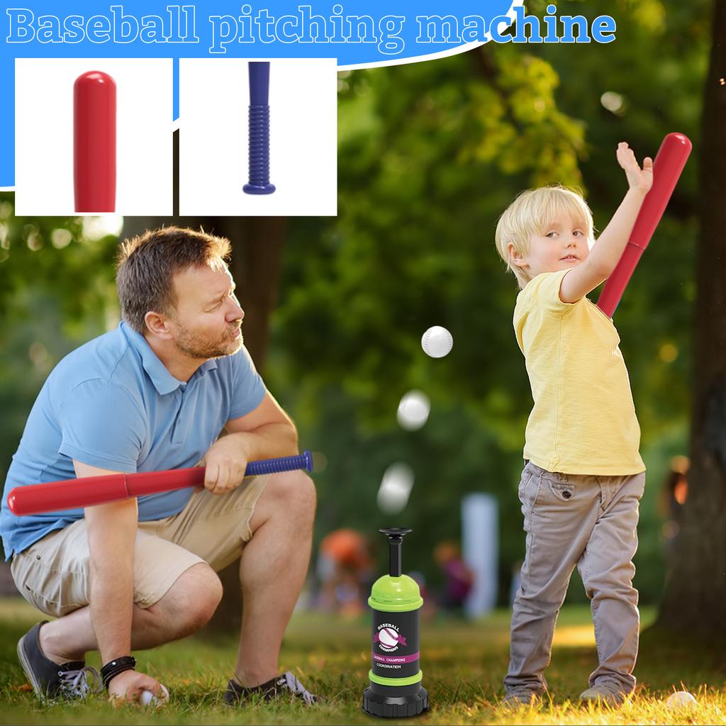 Baseball Pitching Machine for Kids - Outdoor Sports Toy with Ball