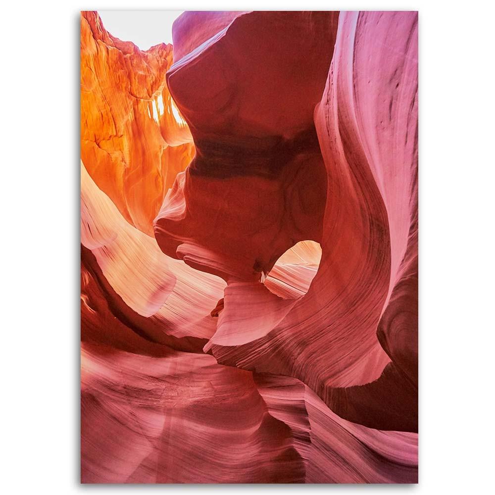 Canvas print, Red rocks Antelope Canyon USA