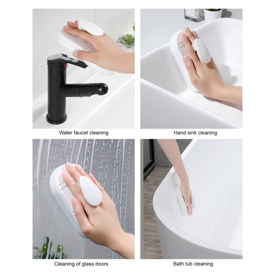Reinigungspinsel Anti-Rutsch-Griff Flexibles Biegsames Design Badewanne Fliesenboden Toilette Tiefenreinigungspinsel Entfernt Hartnäckige Badezimmer