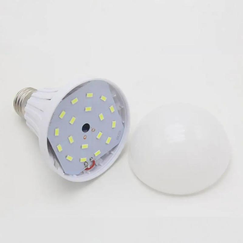 LED Emergency Lamps Outdoor Camping Light Bulb E27 Rechargeable Lamp 220V Light 7W 9W 12W 15W Emergency Lighting Bulb Equipment