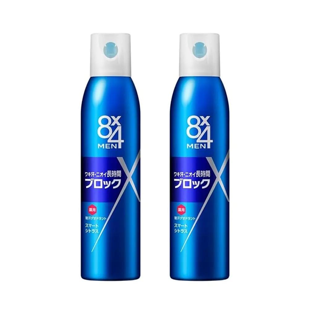 8x4 Мужской дезодорант-спрей Smart Citrus 135г 2 шт. Летняя защита для мужчин