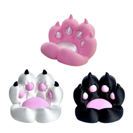 Cat Paw 3D Printed Phone Stand Desktop Holder for Cell Phone Tablet Foldable Portable Phone Mount for Office Home Travel