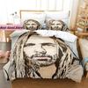Juego de Ropa de Cama Taylor Hawkins Individual Twin Full Queen King Size Juego de Cama para Dormitorio de Adulto Niño Juegos de Funda Nórdica Juego de Sábanas 3D
