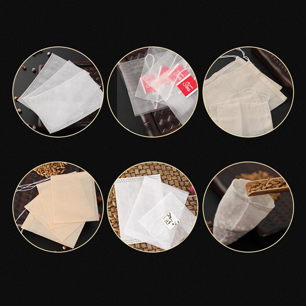 Grade Tea Filter Food Packing Bags Unbleached Drawstring Bags Muslin Bag Sachet Bag Cotton Pouch