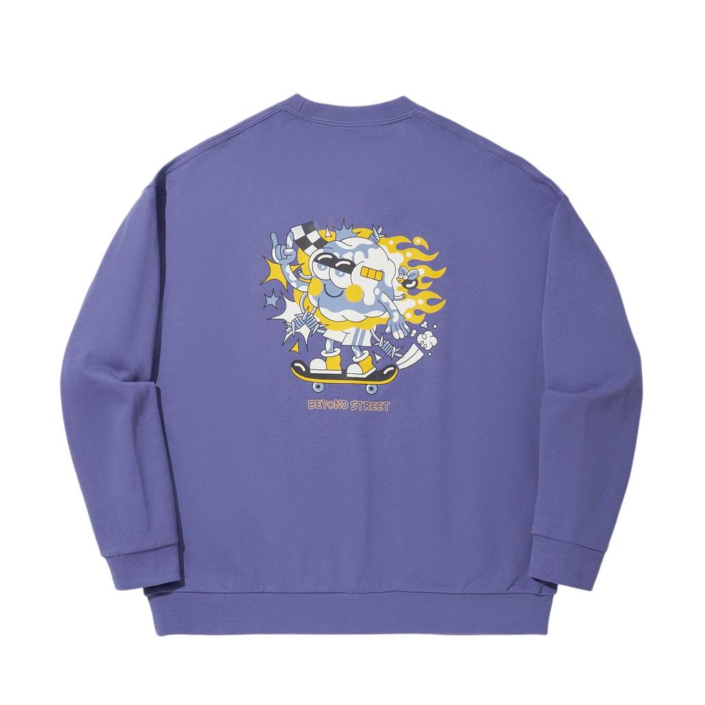 Li Ning × Sam Taylor Artist Collaboration Minimalist Letter Print Loose Sweatshirt Men Sweatshirt AWDV713-2