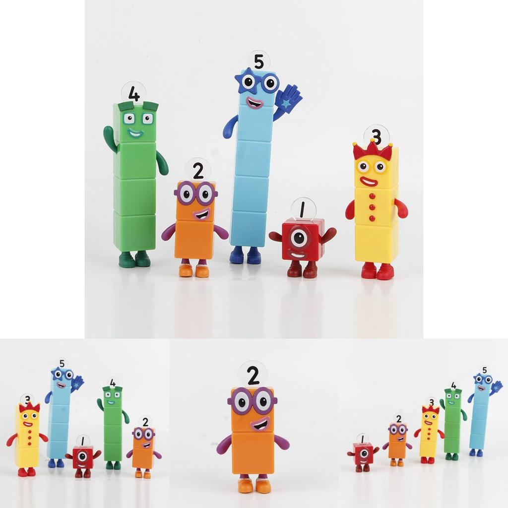 Numberblocks Bunte Bausteine Niedliche Verwandlungsfiguren für Kinder Spielzeit