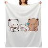 Bear and Panda Bubu Dudu Balloon Throw Blanket Sofa Throw Custom Luxury blankets and throws Blankets