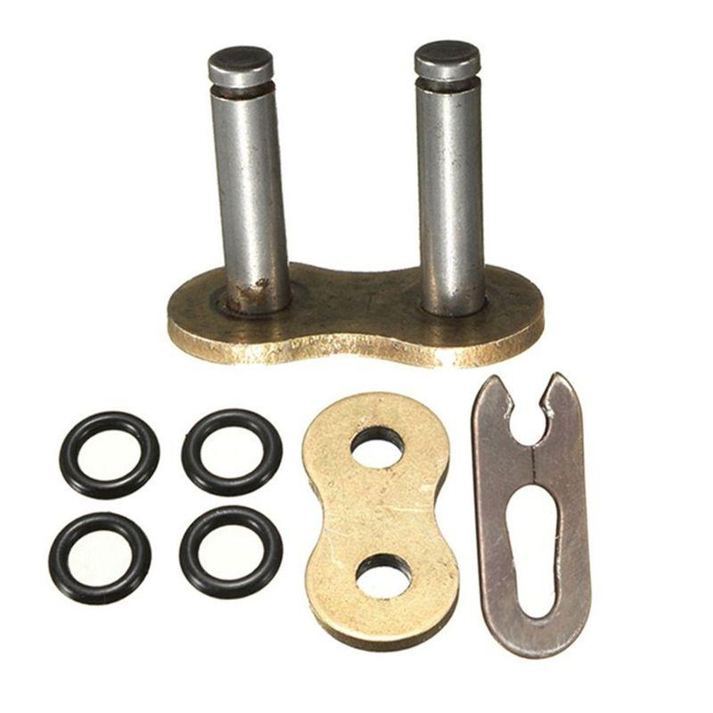 Gold Motorcycle Chain Buckle Modification O-Ring Joint Heavy Oil Seal Link Lock for DID428HV DID520HV DID525HV DID530HV