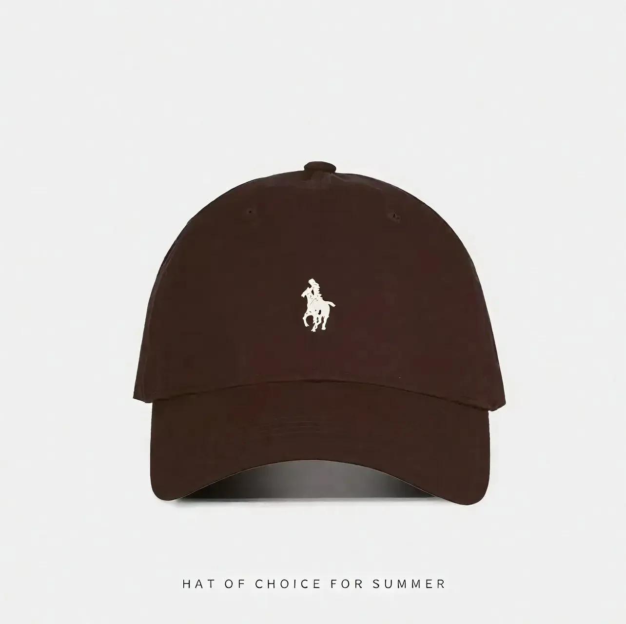 

Унісекс бейсболка Модні жіночі капелюхи Бавовняна кепка в стилі Dad Polo з вишивкою Повсякденні чоловічі бейсболки М яка дихаюча кепка для гольфу від сонця.