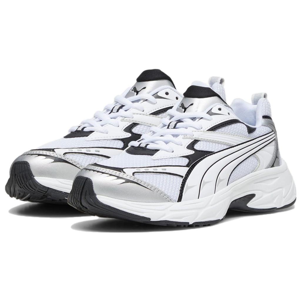 Puma Morphic Base Argintiu Negru Unisex Tenisi Alb Feather-Grey 392982-02