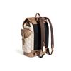 New COACH Leather Backpack Large Men's Beige & Brown C3802-OLSMR